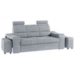 Sofa WESA - jasnoszary, welwet