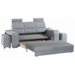 Sofa WESA - jasnoszary, welwet