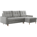 Narożnik COLIN L - uniwersalny - jasnoszary, struktura