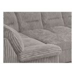 Narożnik COMODO U - uniwersalny - jasnoszary, sztruks