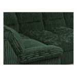 Narożnik COMODO U - uniwersalny - ciemnozielony, sztruks