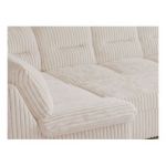 Narożnik COMODO U - uniwersalny - beżowy, sztruks