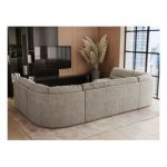 Narożnik COMODO U - uniwersalny - beżowy, struktura