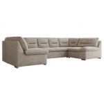 Narożnik COMODO U - uniwersalny - beżowy, struktura