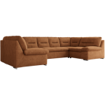 Narożnik COMODO U - uniwersalny - pomarańczowy, struktura