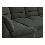 Narożnik COMODO U - uniwersalny - ciemnoszary, struktura