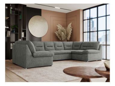 Narożnik COMODO U - uniwersalny - szary, struktura