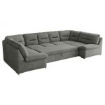 Narożnik COMODO U - uniwersalny - szary, struktura