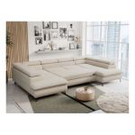 Narożnik PEDRO U - uniwersalny - beżowy, boucle