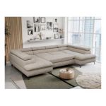 Narożnik PEDRO U - uniwersalny - beżowy, struktura