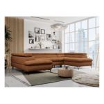 Narożnik PEDRO U - uniwersalny - pomarańczowy, struktura