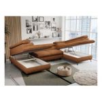 Narożnik PEDRO U - uniwersalny - pomarańczowy, struktura