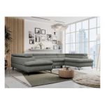 Narożnik PEDRO U - uniwersalny - szary, struktura