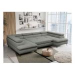 Narożnik PEDRO U - uniwersalny - szary, struktura