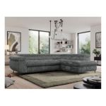 Narożnik PEDRO L - strona prawa - szary, sztruks