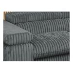 Narożnik PEDRO L - strona prawa - szary, sztruks