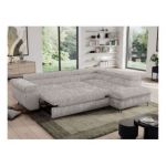 Narożnik PEDRO L - strona prawa - jasnoszary, sztruks