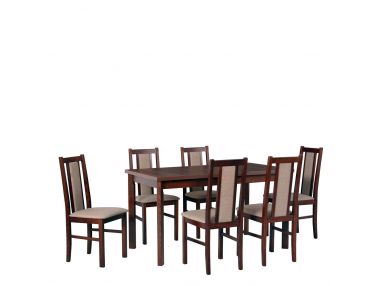 Zestaw modnych mebli do jadalni z krzesłami i stołem - stół MODUS 1 P + krzesła ANAT 14