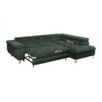 Narożnik PEDRO L - strona prawa - ciemnozielony, sztruks