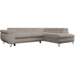 Narożnik PEDRO L - strona prawa - jasnobrązowy, sztruks