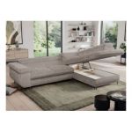 Narożnik PEDRO L - strona prawa - jasnobrązowy, sztruks