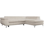 Narożnik PEDRO L - strona prawa - beżowy, sztruks