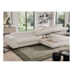 Narożnik PEDRO L - strona prawa - beżowy, sztruks