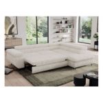 Narożnik PEDRO L - strona prawa - beżowy, sztruks