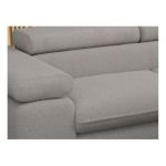 Narożnik PEDRO L - strona prawa - jasnoszary, boucle