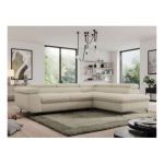 Narożnik PEDRO L - strona prawa - beżowy, boucle