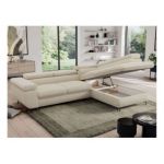 Narożnik PEDRO L - strona prawa - beżowy, boucle