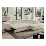 Narożnik PEDRO L - strona prawa - beżowy, boucle