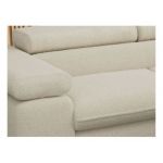 Narożnik PEDRO L - strona prawa - beżowy, boucle