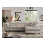 Narożnik PEDRO L - strona prawa - beżowy, struktura