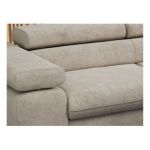 Narożnik PEDRO L - strona prawa - beżowy, struktura