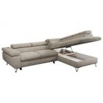 Narożnik PEDRO L - strona prawa - beżowy, struktura