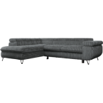 Narożnik PEDRO L - strona lewa - szary, sztruks