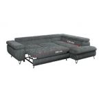 Narożnik PEDRO L - strona lewa - szary, sztruks