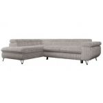 Narożnik PEDRO L - strona lewa - jasnoszary, sztruks