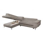 Narożnik PEDRO L - strona lewa - jasnobrązowy, sztruks