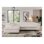 Narożnik PEDRO L - strona lewa - beżowy, sztruks