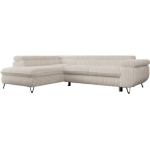 Narożnik PEDRO L - strona lewa - beżowy, sztruks