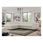 Narożnik PEDRO L - strona lewa - beżowy, sztruks