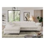 Narożnik PEDRO L - strona lewa - beżowy, sztruks