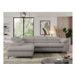 Narożnik PEDRO L - strona lewa - jasnoszary, boucle