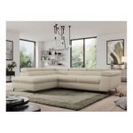 Narożnik PEDRO L - strona lewa - beżowy, boucle