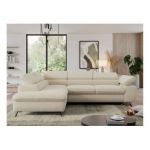 Narożnik PEDRO L - strona lewa - beżowy, boucle