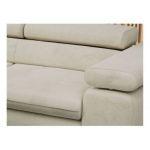 Narożnik PEDRO L - strona lewa - beżowy, welwet