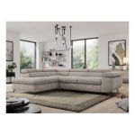 Narożnik PEDRO L - strona lewa - beżowy, struktura