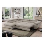 Narożnik PEDRO L - strona lewa - beżowy, struktura